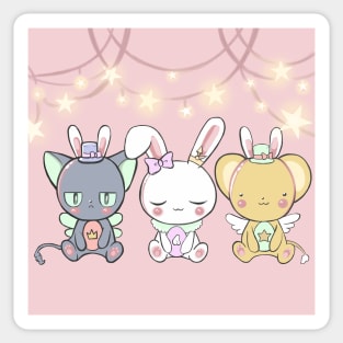 Cardcaptor Sakura Kero and the gang Sticker